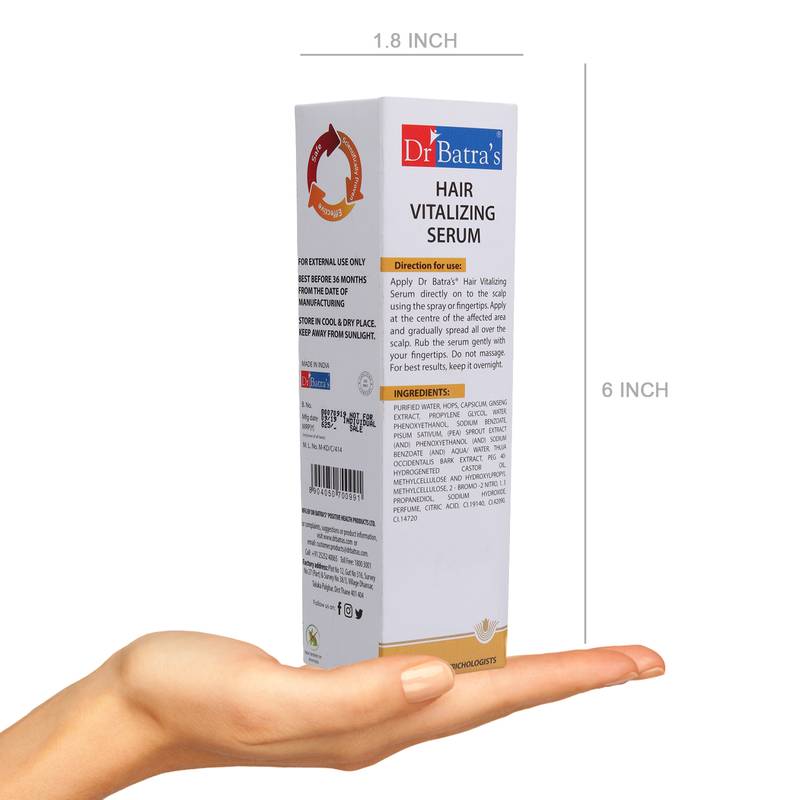 Hair Vitalizing Serum 125 ml  Normal Shampoo   500 ml and Hair Fall Control Oil  200 ml